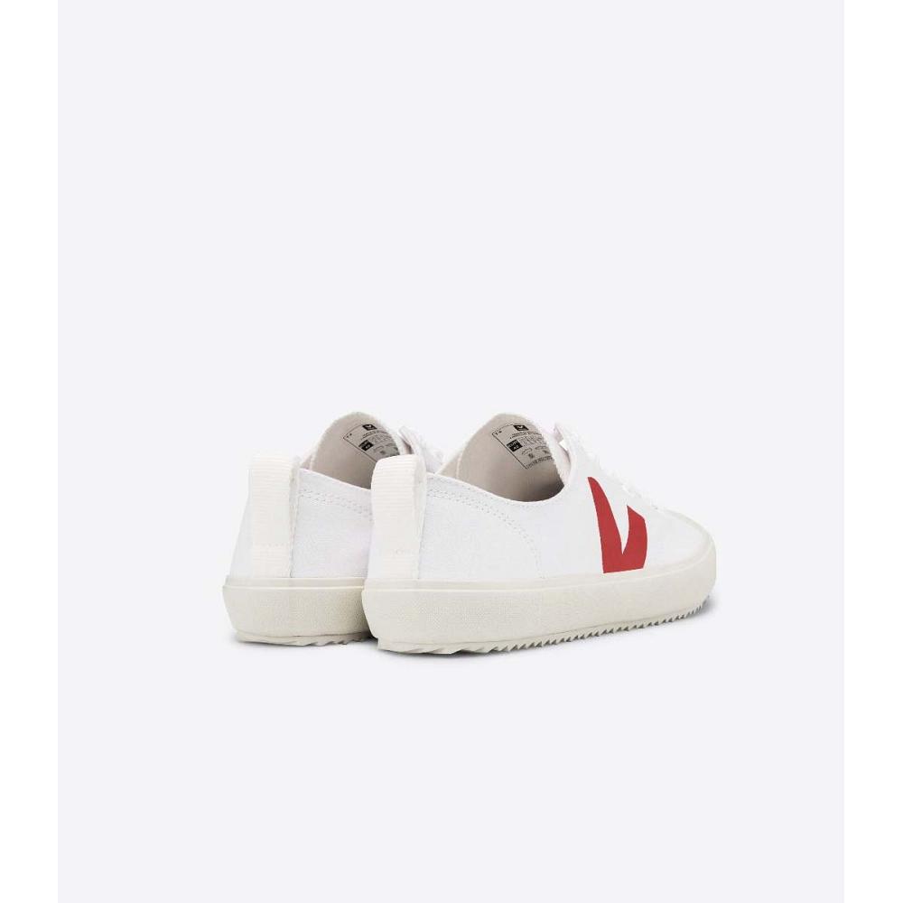 Veja NOVA CANVAS PIERRE Schoenen Heren White/Red | BE 214UZG